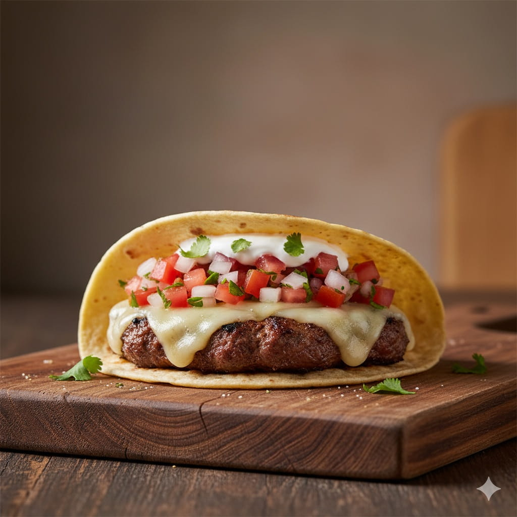 Meet the “Taco-Burger”: Our Most Popular Item